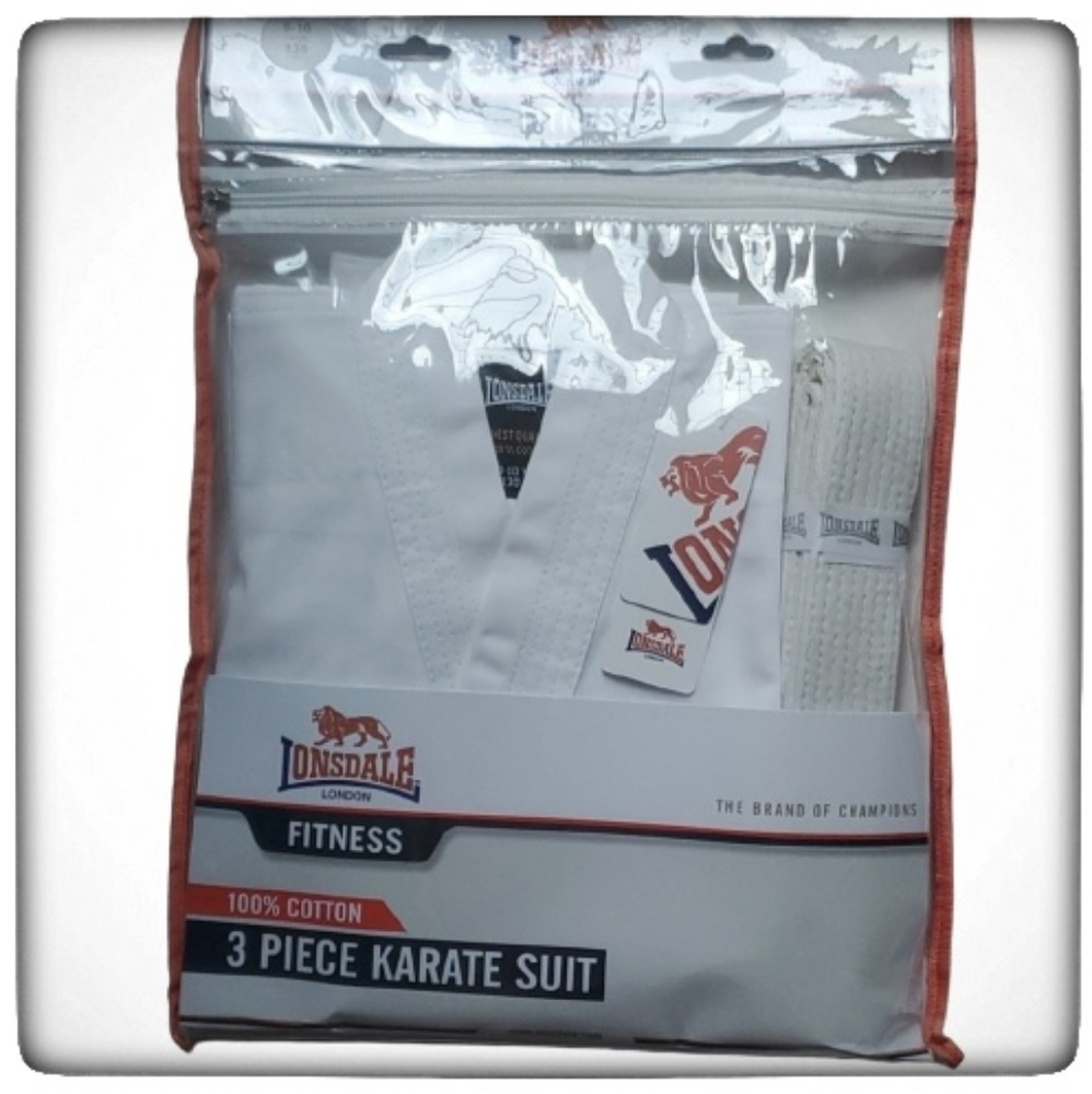 Lonsdale 3 Piece Karate Suit- Age 9-10